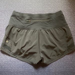 Lululemon size 4 high rise shorts